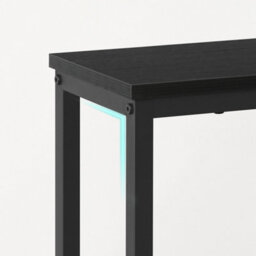 80X24X80Cm Black Hallway Console Side Sofa Table - thumbnail 4