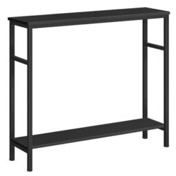 80X24X80Cm Black Hallway Console Side Sofa Table - thumbnail 3