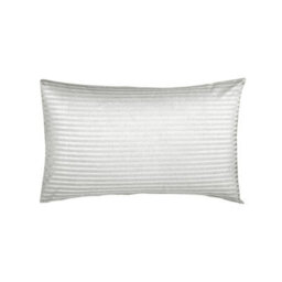 Belledorm 540 Thread Count Satin Stripe Housewife Pillowcases (Pair) Ivory (One Size) - thumbnail 1