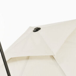Outsunny 360 Degree Cantilever Parasol Roma Umbrella With Base Weight, Beige - thumbnail 9
