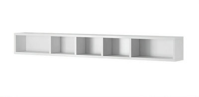 Arte Sleek Toledo 02 Wall Shelf 169Cm In Pure White Matt - Modern Storage Solution For Minimalist Homes - image 1