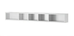 Arte Sleek Toledo 02 Wall Shelf 169Cm In Pure White Matt - Modern Storage Solution For Minimalist Homes - thumbnail 1