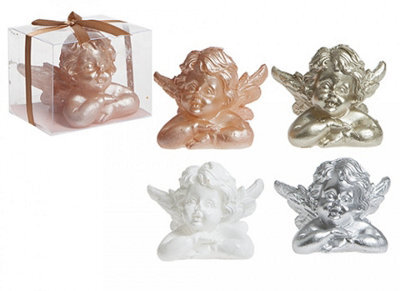 PMS Large Cherub Christmas Candle Decoration