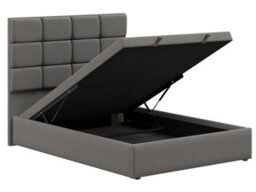 Snuggle Beds Hayden Ottoman Bed Frame - Grey - King - thumbnail 4