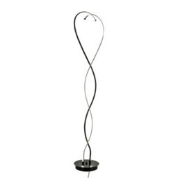 Darphe 155Cm Heart Shaped Floor Lamp,black Living Room Rotating Decorative Led Floor Lamp With Foot Switch - thumbnail 2
