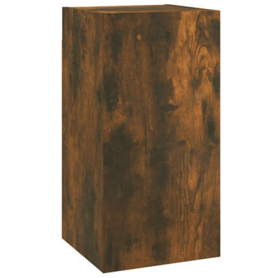 Berkfield Modern Tv Cabinet Smoked Oak 30.5X30X60 Cm Engineered Wood - image 1