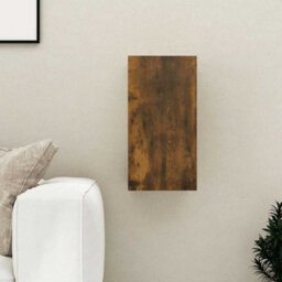 Berkfield Modern Tv Cabinet Smoked Oak 30.5X30X60 Cm Engineered Wood - thumbnail 2