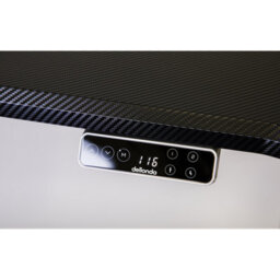 Dellonda Carbon Electric Adjustable Standing Desk, Quiet, Fast, 1400 X 700mm - thumbnail 8