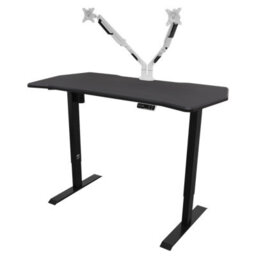 Dellonda Carbon Electric Adjustable Standing Desk, Quiet, Fast, 1400 X 700mm - thumbnail 7