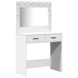 Walplus Dressing Table 2 Pcs White 40 X 41 X 75 Cm Engineered Wood - thumbnail 6