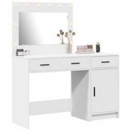 Walplus Dressing Table 2 Pcs White 40 X 41 X 75 Cm Engineered Wood - thumbnail 3
