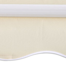 Berkfield Awning Top Sunshade Canvas Cream 350X250 Cm - thumbnail 3