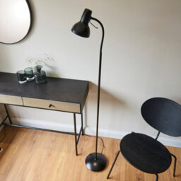 Luminosa Lighting Luminosa Amalfi Task Floor Lamp Matt Black Paint - thumbnail 3