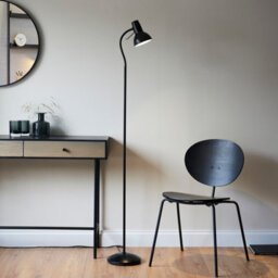 Luminosa Lighting Luminosa Amalfi Task Floor Lamp Matt Black Paint - thumbnail 2