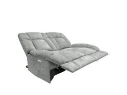 DS Living Torino 1 Seater Recliner Sofa In Grey Or Silver - thumbnail 5