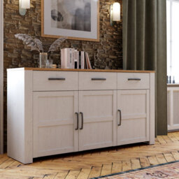 Furniture To Go Bohol Sideboard In Riviera Oak/white - thumbnail 8