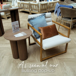 Furniturebox Uk Sutton Walnut Veneer Wood Round Side Table - thumbnail 6