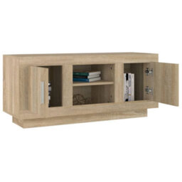 Berkfield Tv Cabinet Sonoma Oak 102X35X45 Cm Engineered Wood - thumbnail 4