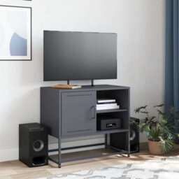 Vidaxl Tv Cabinet Anthracite 68X39X60.5 Cm Steel - thumbnail 3