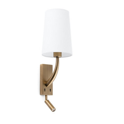 Luminosa Lighting Luminosa Rem Reading Light Wall Light Gold, E27