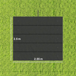 Dark Grey Pergola Replacement Canopy Breathable Shade Fabric - thumbnail 3