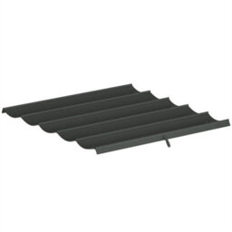 Dark Grey Pergola Replacement Canopy Breathable Shade Fabric