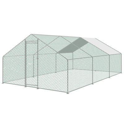 Kct 6X3 M Walk In Chicken Run Large Outdoor Coop Metal Pen For Duck Hen Poultry Rabbit Dog Cat Cage House Kennel Shed House Garden - image 1