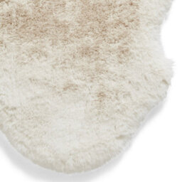 Sheepskin Ivory Plain Shaggy Rug, 50mm Thickness Modern Rug, Luxurious Rug For Living Room, & Dining Room-60Cm X 90Cm (Single) - thumbnail 4