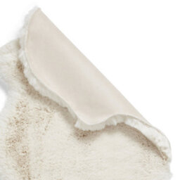 Sheepskin Ivory Plain Shaggy Rug, 50mm Thickness Modern Rug, Luxurious Rug For Living Room, & Dining Room-60Cm X 90Cm (Single) - thumbnail 3