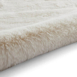 Sheepskin Ivory Plain Shaggy Rug, 50mm Thickness Modern Rug, Luxurious Rug For Living Room, & Dining Room-60Cm X 90Cm (Single) - thumbnail 2