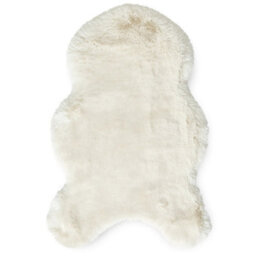 Sheepskin Ivory Plain Shaggy Rug, 50mm Thickness Modern Rug, Luxurious Rug For Living Room, & Dining Room-60Cm X 90Cm (Single) - thumbnail 8