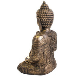 Large Buddha Tealight Holder - Gold H33Cm - thumbnail 2
