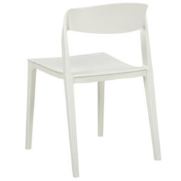Beliani Set Of 2 Dining Chairs Somers White - thumbnail 6