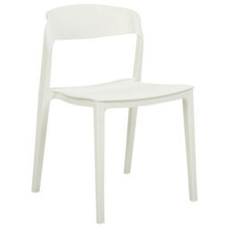 Beliani Set Of 2 Dining Chairs Somers White - thumbnail 4