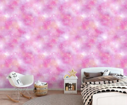 Wallarena Wallpaper For Kids Children Pink Non-Woven Modern Rolle 10 M X 50 Cm + Paste - thumbnail 2