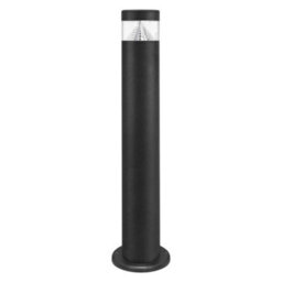Long Life Lamps Company 3W Modern Outdoor Led Cool White Bollard Light Stainless Steel Black Finish Zlc304Cw - thumbnail 3