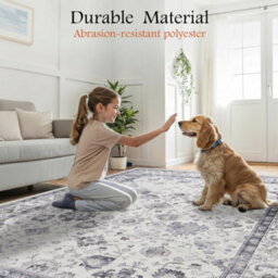 Bedlooms Serene Cashmere Rug 200X290Cm, Traditional Rug, Non Slip, Stain Resistant, Living Area & Bed Room Rug - thumbnail 5