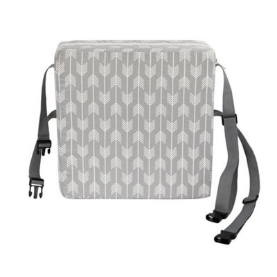 Highchair Pad Booster Seat Cushion Safety Dining Group Chair Grey Arrow - image 1