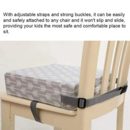 Highchair Pad Booster Seat Cushion Safety  Dining Group Chair Grey Arrow - thumbnail 2