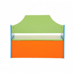Oypla Childrens Wooden Crayon Toy Storage Unit Box Bench Seat - thumbnail 9