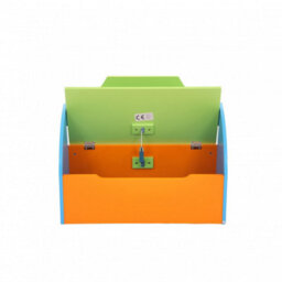 Oypla Childrens Wooden Crayon Toy Storage Unit Box Bench Seat - thumbnail 8
