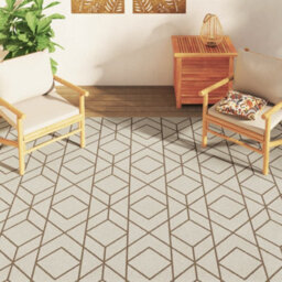 Berkfield Indoor & Outdoor Rug Short Pile Multicolour 190X300 Cm Anti Slip - thumbnail 3