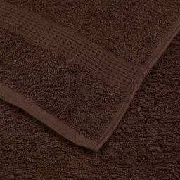 Berkfield Wash Towels 2 Pcs Frogn Brown 30X30 Cm 100% Cotton - thumbnail 6