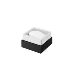 Aquadry Oria Matt Black Stainless Steel Soap Dish