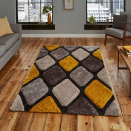 Noble House 9274 Grey Yellow Medium Rug 150X230 Rug Cm For The - thumbnail 3