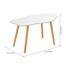 Living Room Coffee Tea Table Irregular Nodric Reception Table Home Furniture - thumbnail 2