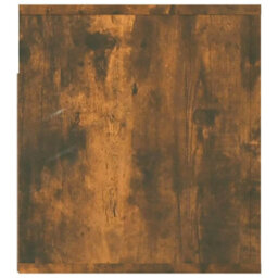Berkfield Wall-Mounted Bedside Cabinet Smoked Oak 50X36X40 Cm - thumbnail 7