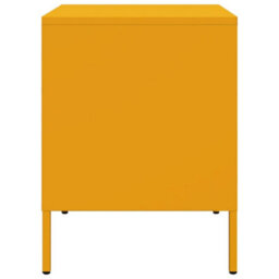 Berkfield Bedside Cabinets 2 Pcs Mustard Yellow 36X39X50.5 Cm Steel - thumbnail 7