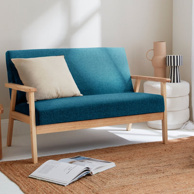 Sweeek - 2-Seater Scandi-Style Loveseat Sofa Isak 114X69.5X73 Cm - image 1