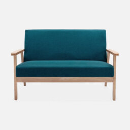 Sweeek - 2-Seater Scandi-Style Loveseat Sofa Isak 114X69.5X73 Cm - thumbnail 3